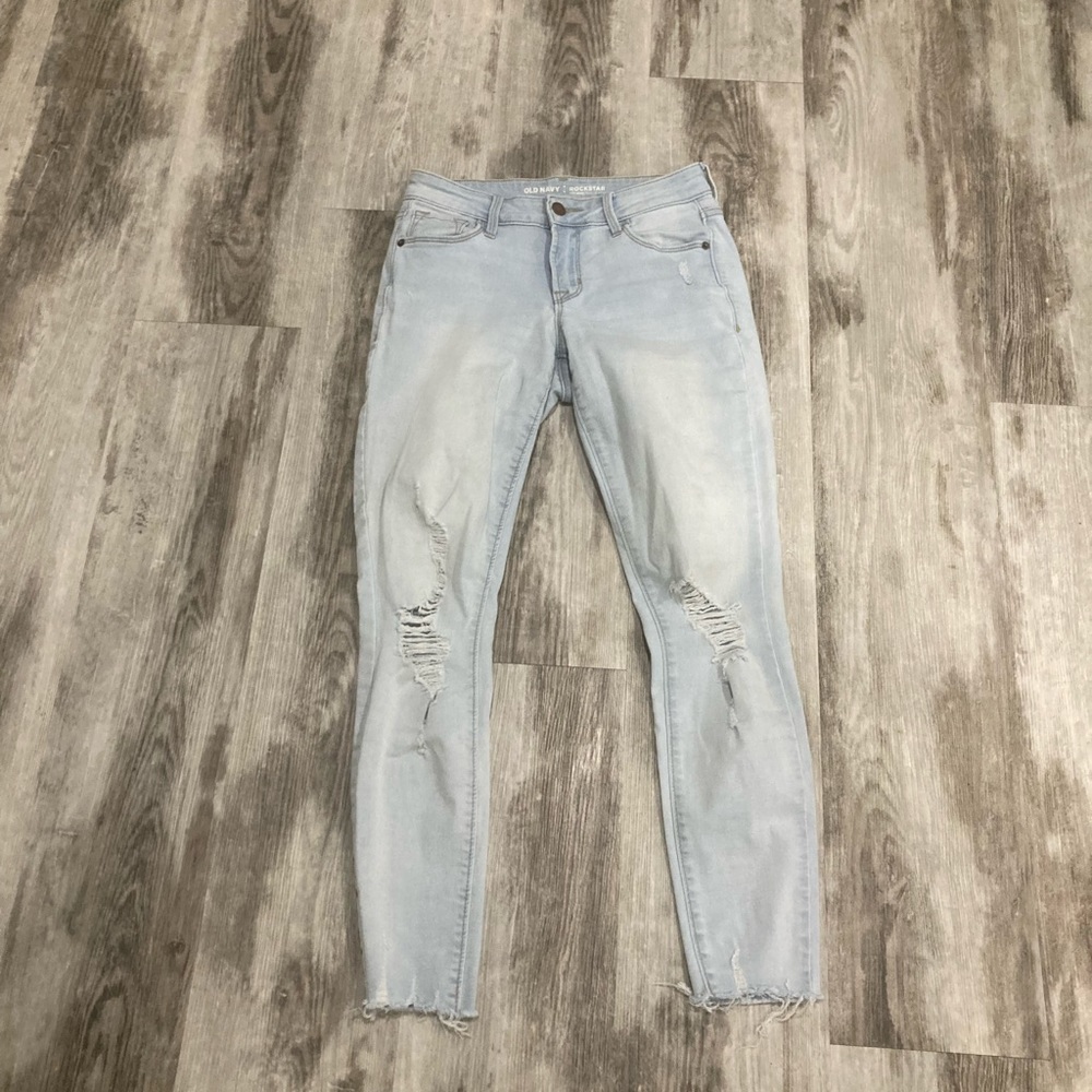 OLD NAVY rockstar jeans. Size 0. Mid rise